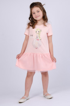 Платье ПлД-45 снежка персик детское