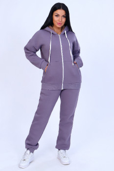 Женский костюм с брюками 16679 светло-фиолетовый