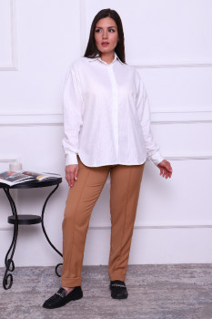 Женская рубашка LenaLineN арт. 02-001-22 белый