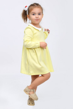 Платье для девочки Малышка светло-желтый