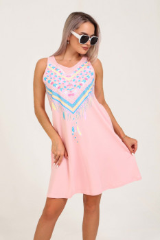 Платье 50550 розовый