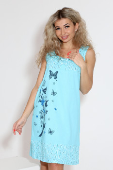 Женская ночная сорочка 46559 голубой
