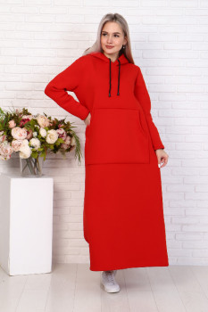 Платье женское 5722 красный