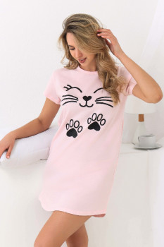 Сорочка Котик розовый