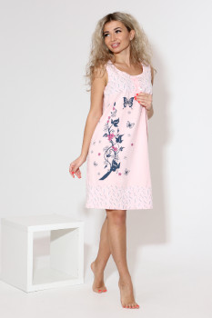 Женская ночная сорочка 46559 розовый